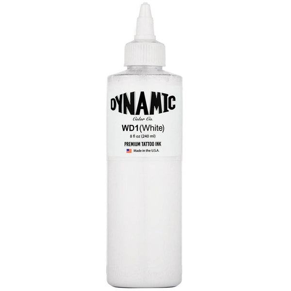 DYNAMIC White Tattoo Ink 240ML - 8 oz. Bottle - Tattoo Boutique